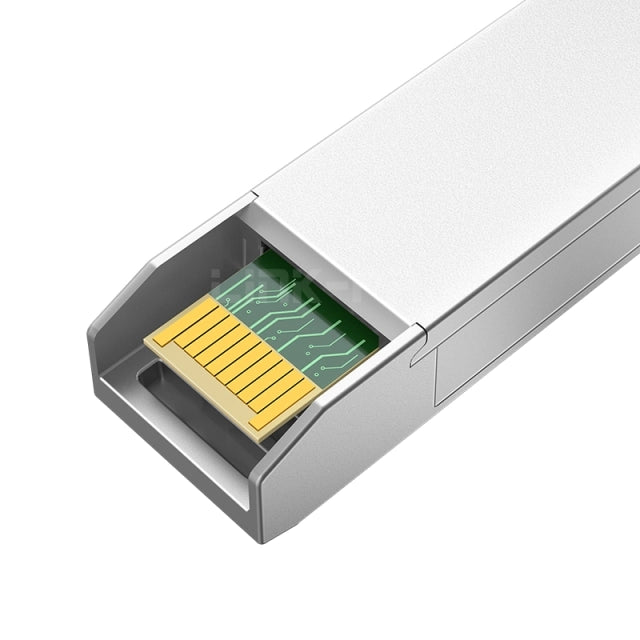 NetAPI 25G SFP28 transceiver showing LC duplex connector
