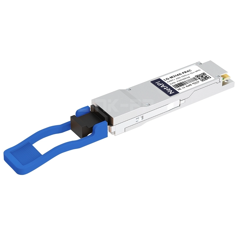 NetAPI 40G QSFP+ optical transceiver, side profile